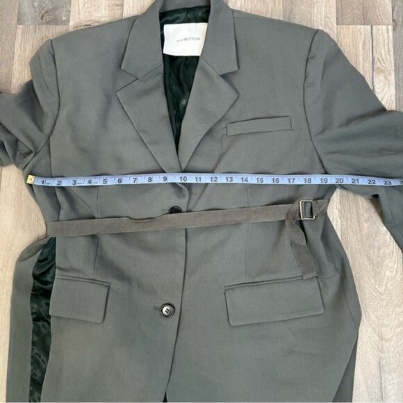 PUSHBUTTON Belted Single-Breasted Blazer - Picture 5 of 9